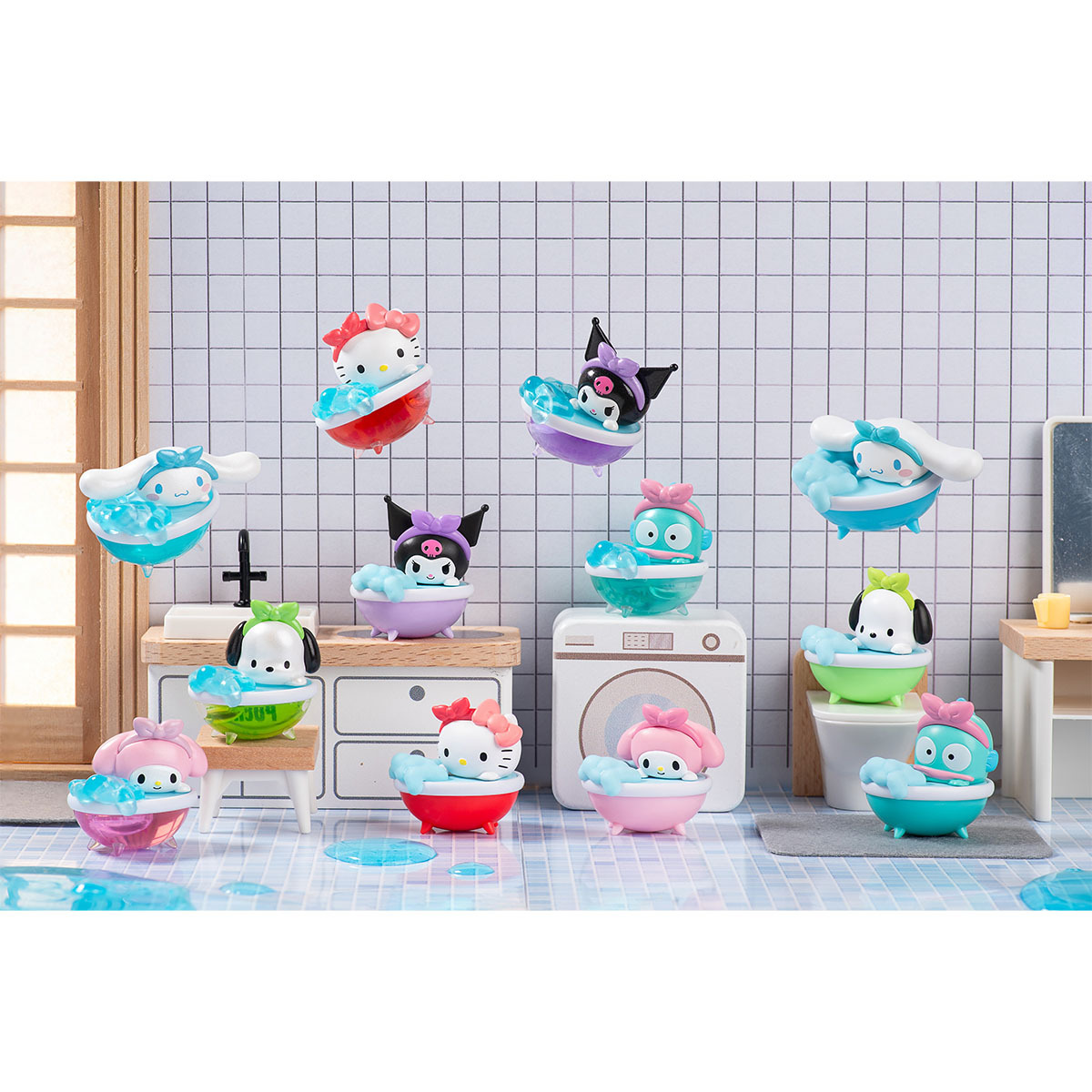 20829)Sanrio characters 泡泡浴缸系列萌趣豆