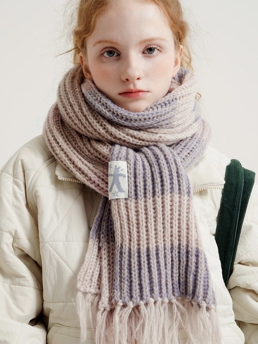 <現貨> 韓國WV PROJECT馬卡龍針織圍巾🧣