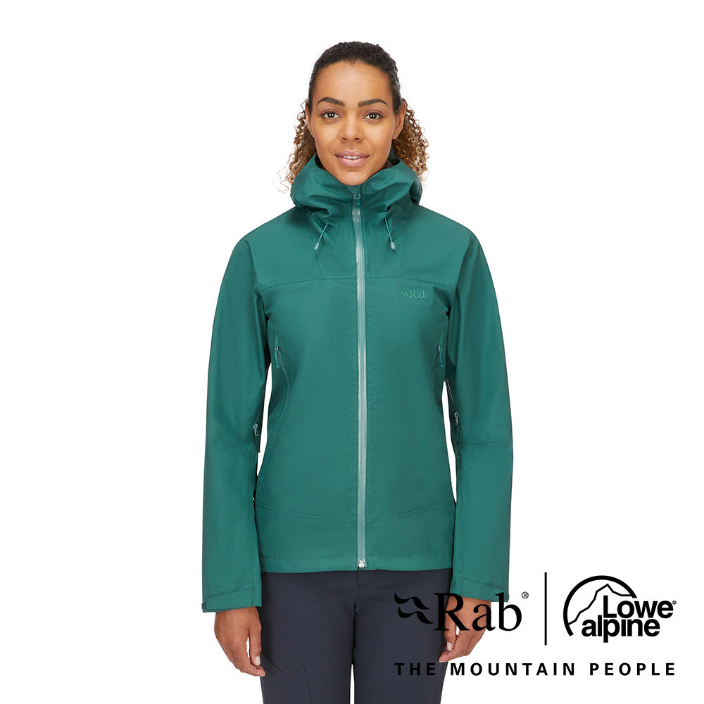 Rab Women's Namche GORE-TEX Jacket 女款 GTX防風防水連帽外套 板岩綠 QWH-78-GNS [HappyOutdoor]