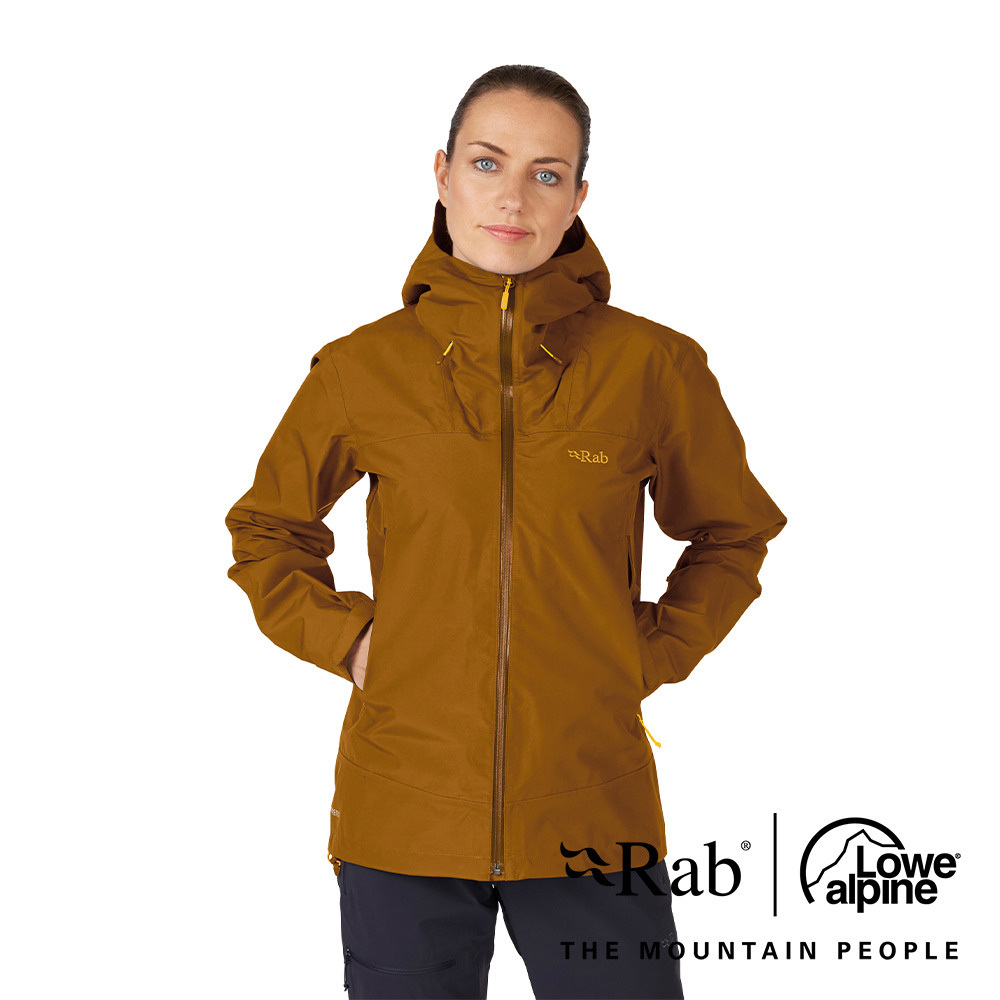 Rab Women's Namche GORE-TEX Jacket 女款 GTX防風防水連帽外套 足跡褐 QWH-78-FPT [HappyOutdoor]