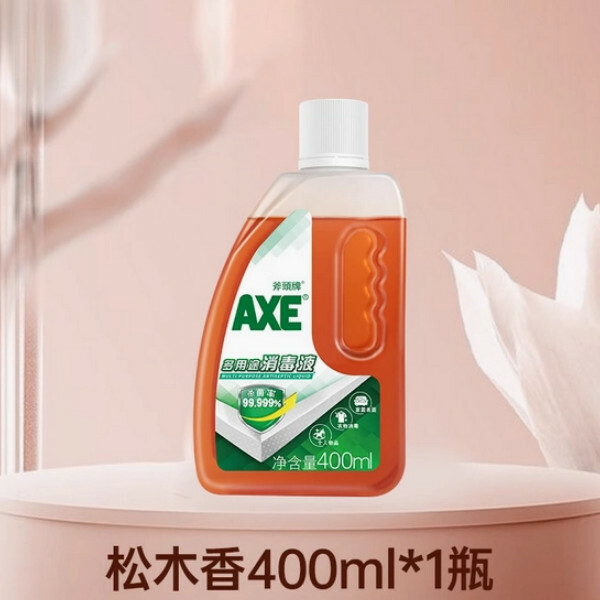 AXE--斧頭牌消毒液【松木香】400mlx1瓶裝（包裝升級 新舊包裝隨機發貨）