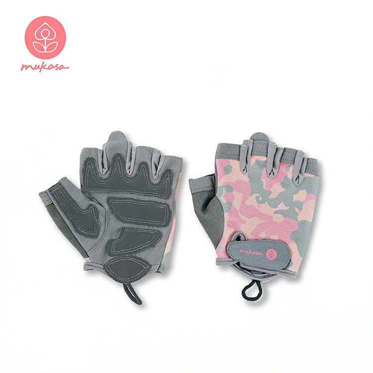 Mukasa  空瑜運動手套 - 迷彩粉 MUK-24612