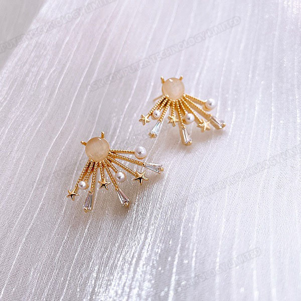 韓國JK 精緻小巧時尚百搭優雅耳釘 J0476