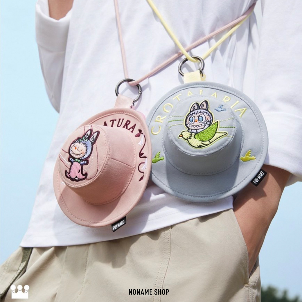 POP MART 泡泡馬特 THE MONSTERS LABUBU 漁夫帽 小包 春天野在家 系列 盲盒