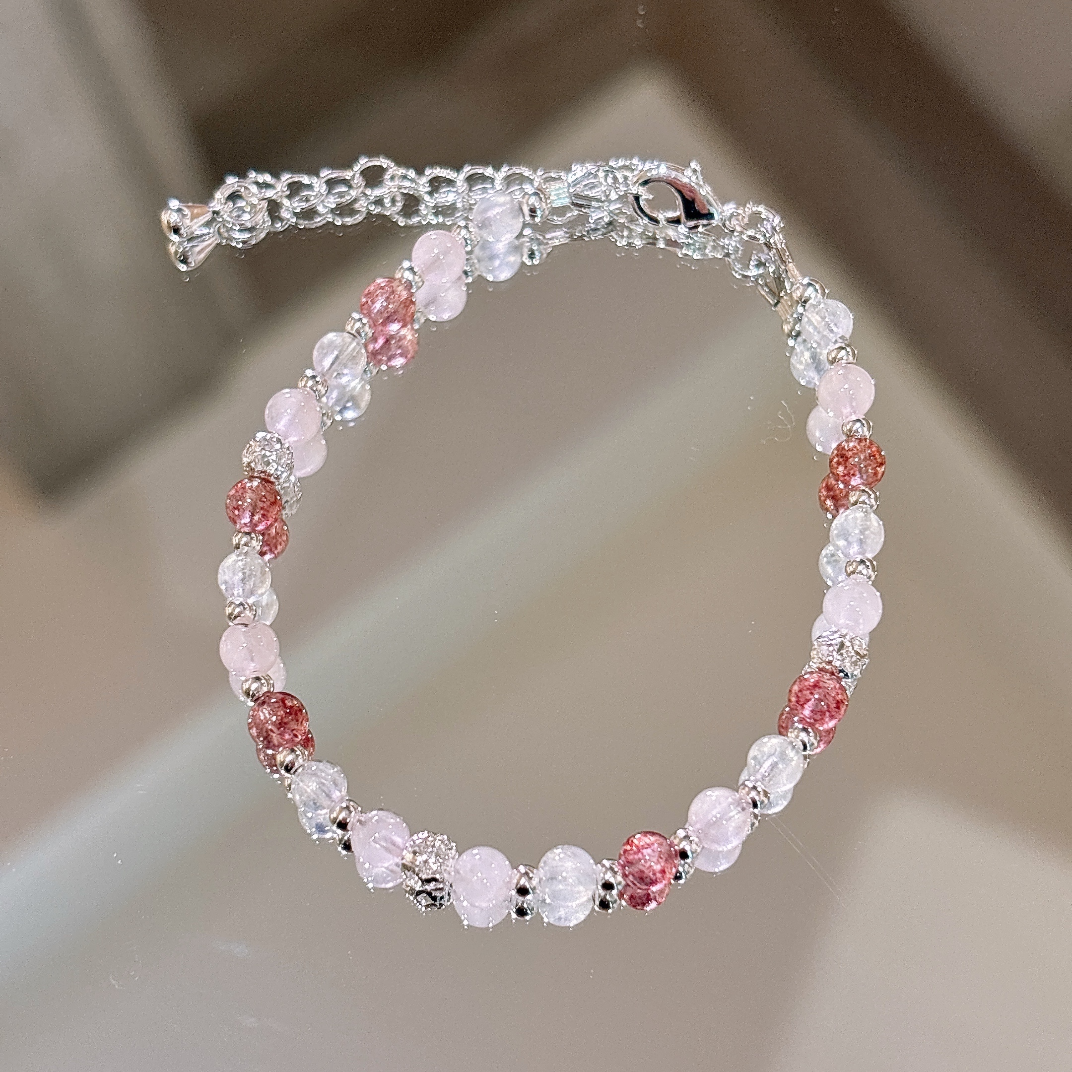 招貴人招桃花 | 迷你小公主 | 草莓晶細鍊《原附扣式：龍蝦扣》