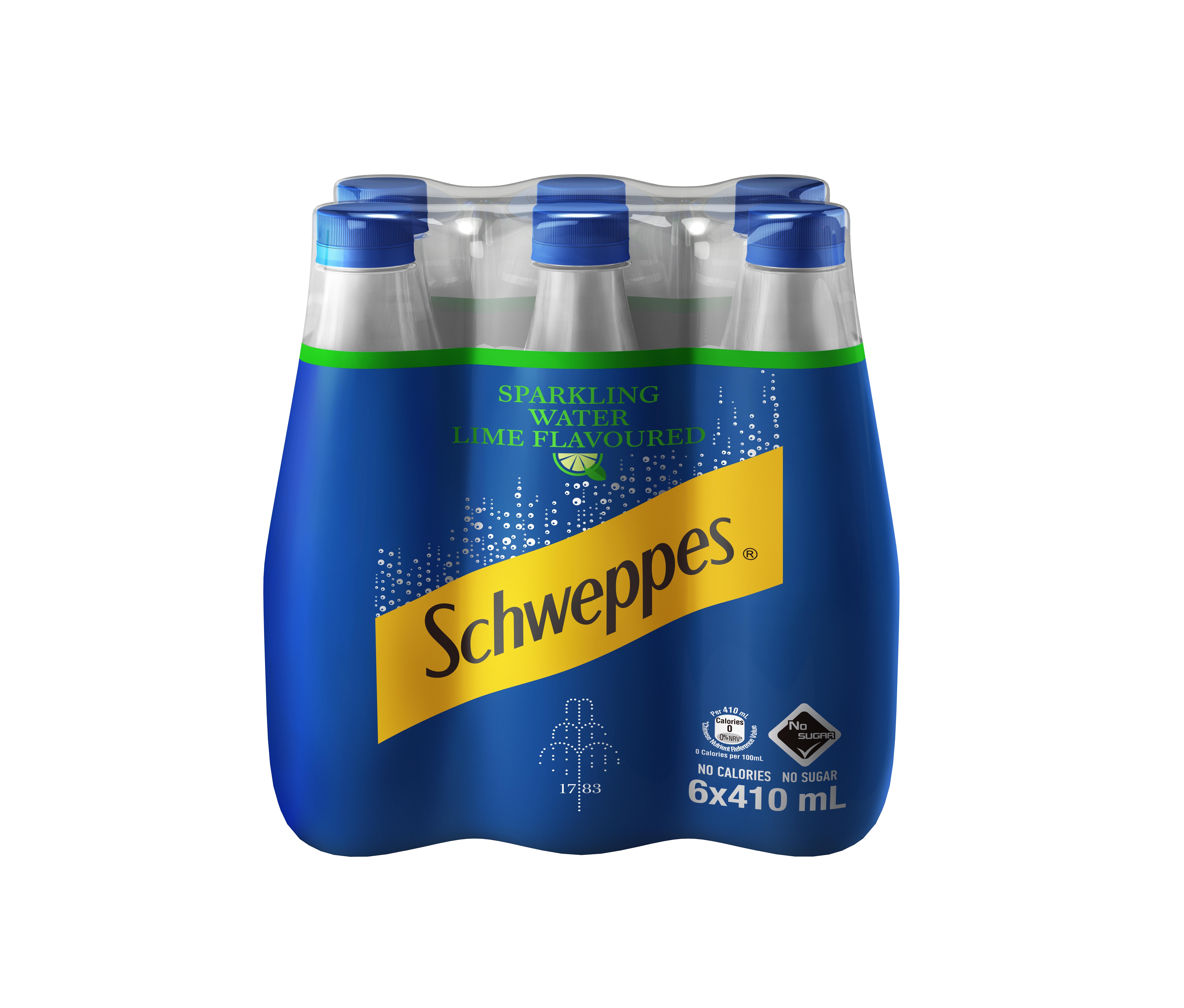 玉泉青檸味有氣水410亳升X6X4支膠樽裝 - 原箱