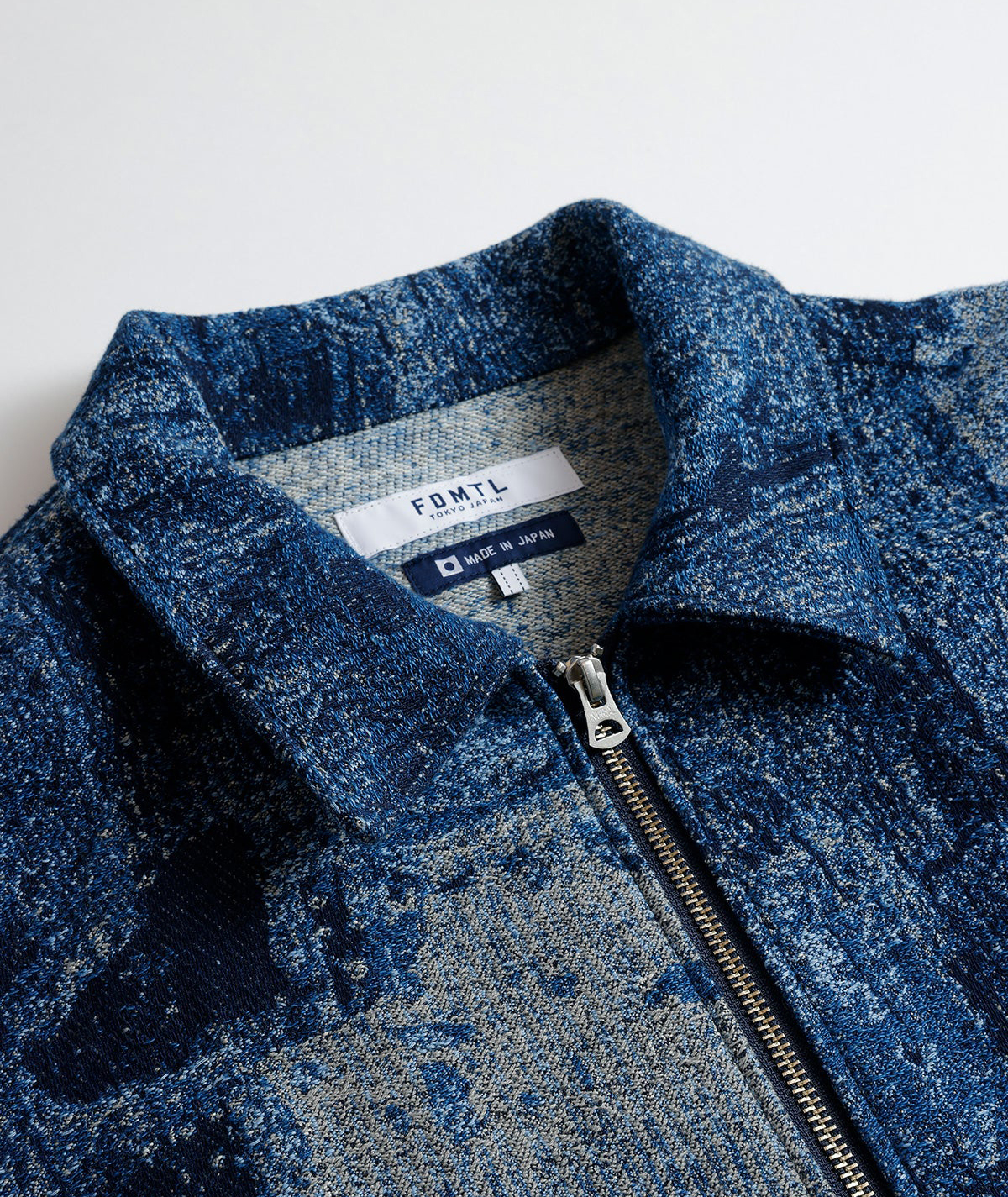 FDMTL】JACQUARD BORO BLOUSON RINSE