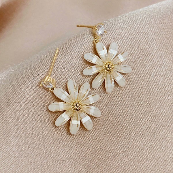 韓國JK 新款小雛菊耳釘耳飾 J0619