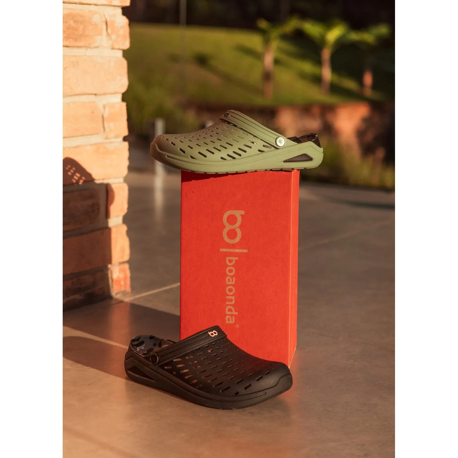 【 BOAONDA 】巴西原創設計 | BRAVE 002 休閒半拖 男鞋