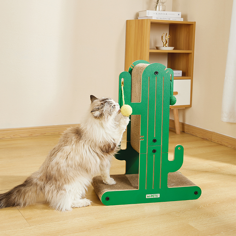 M-PETS 貓抓板 仙人掌 ( 44x21.8x58 cm )