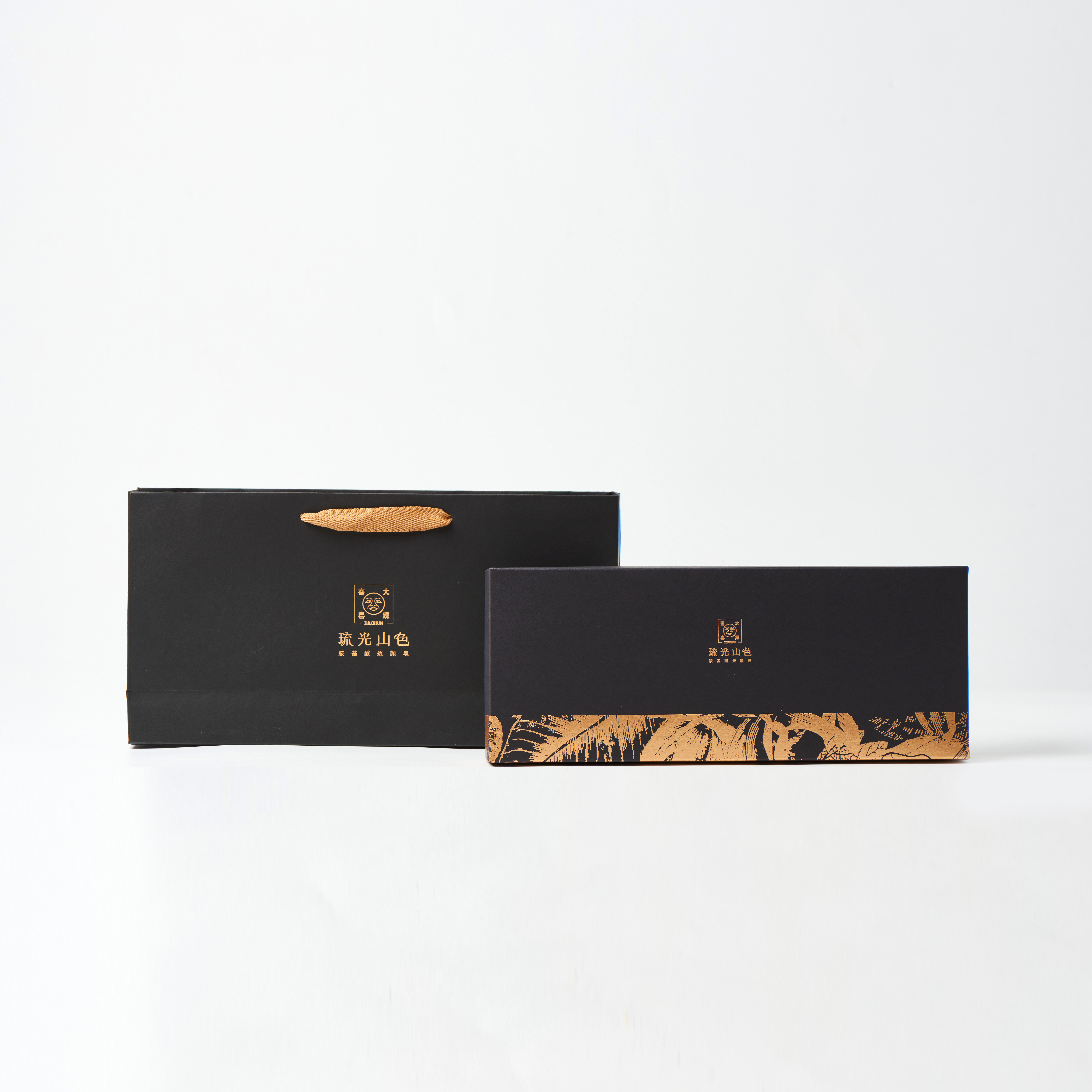 琉光山色透顏禮盒》24K純金箔奢華送禮｜大春煉皂 Dachun Soap