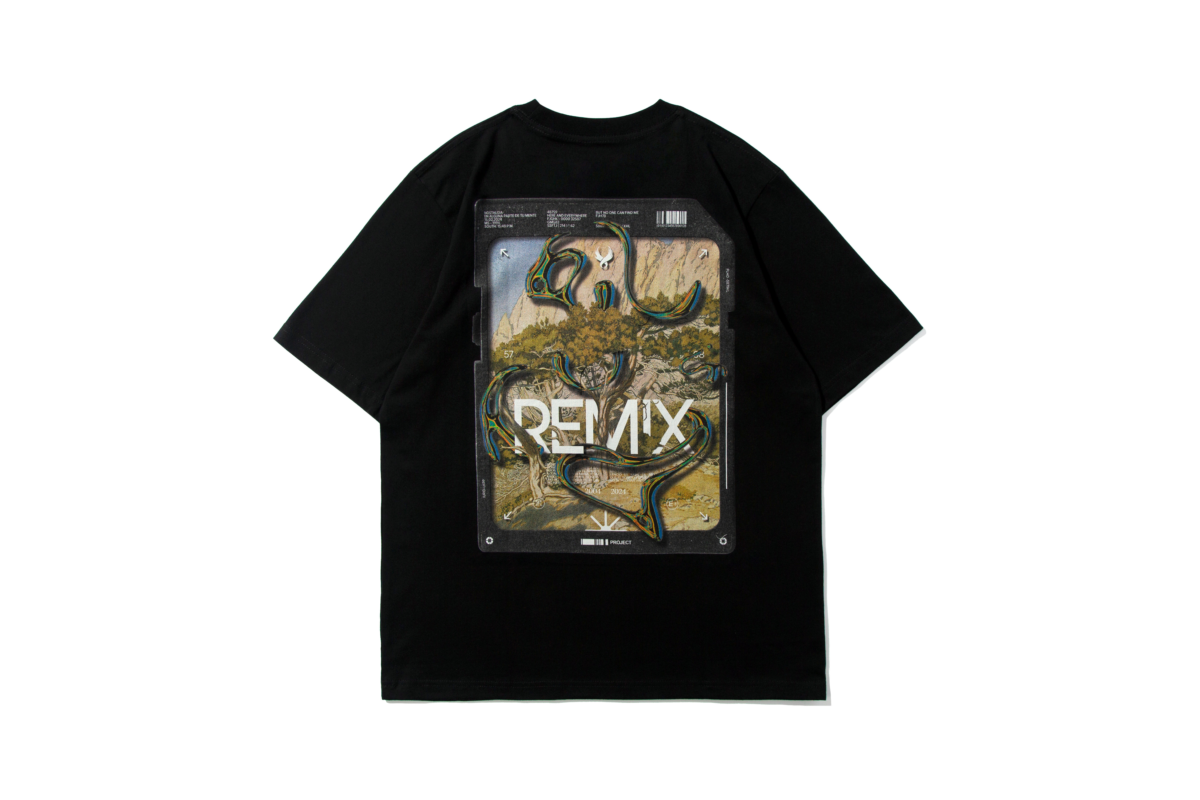 REMIX "Silencio TEE by @nost4lgia.art" (Black)