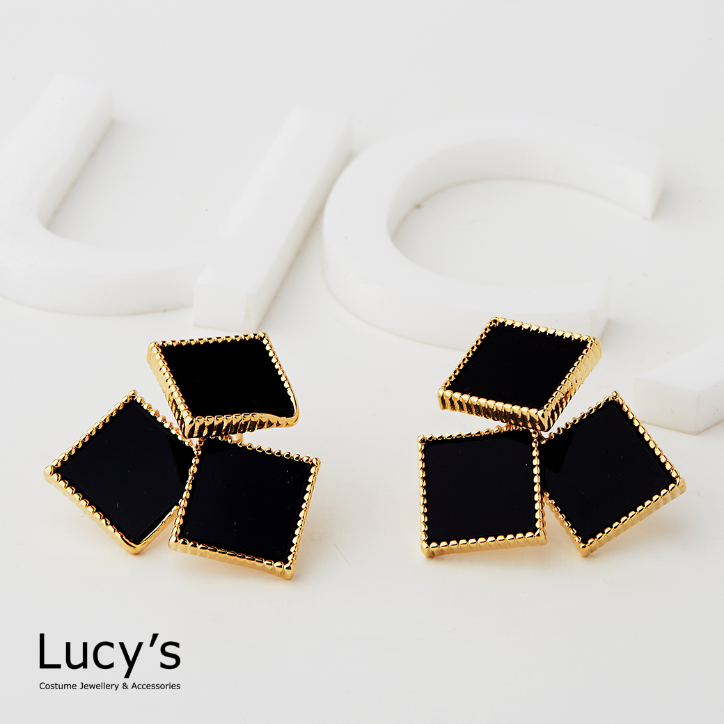 色彩方塊 耳環 (四色) (117453/117454/117455/117456)