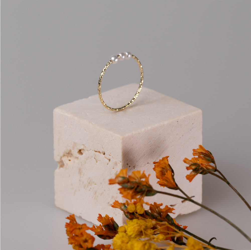 【AOI】三眼怪最可愛了-簡約戒指-金/銀