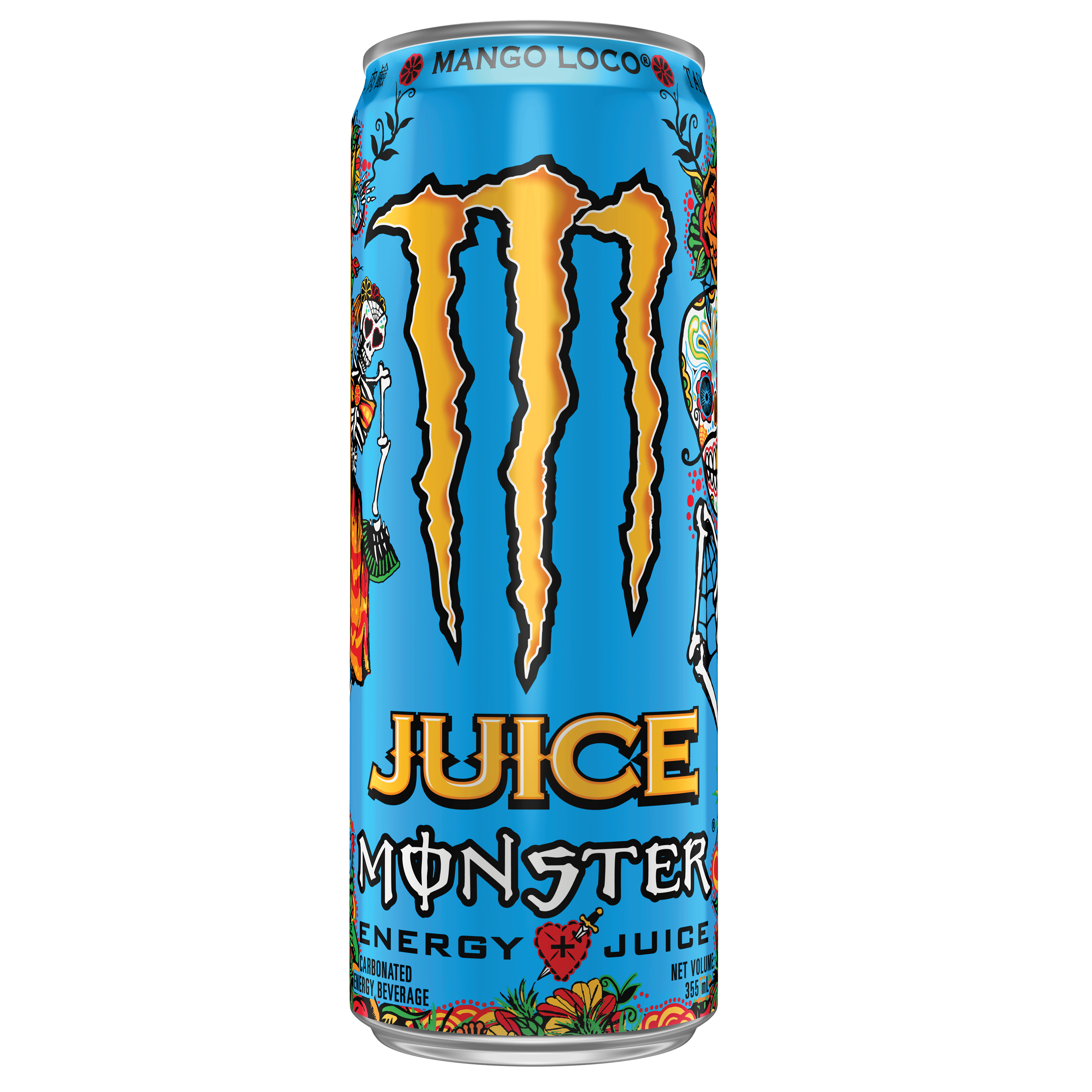 魔爪芒果狂歡碳酸能量飲料355毫升x24罐裝- 原箱