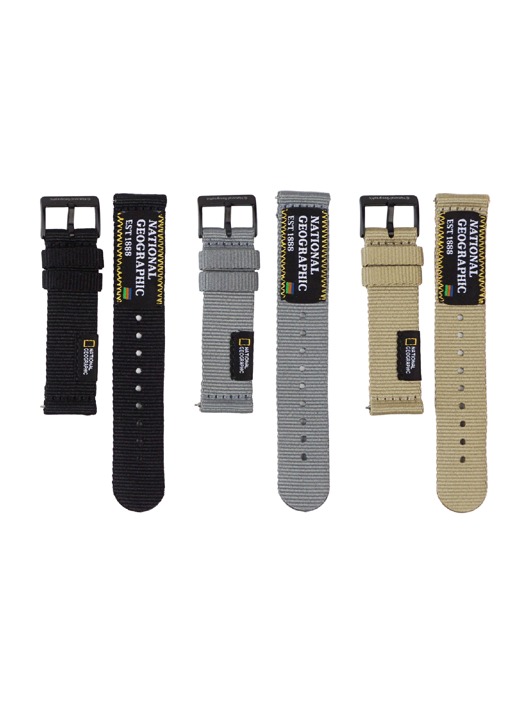 國家地理 | Galaxy Watch Nato Slim Strap 潮流錶帶【National Geographic 台灣總代理】