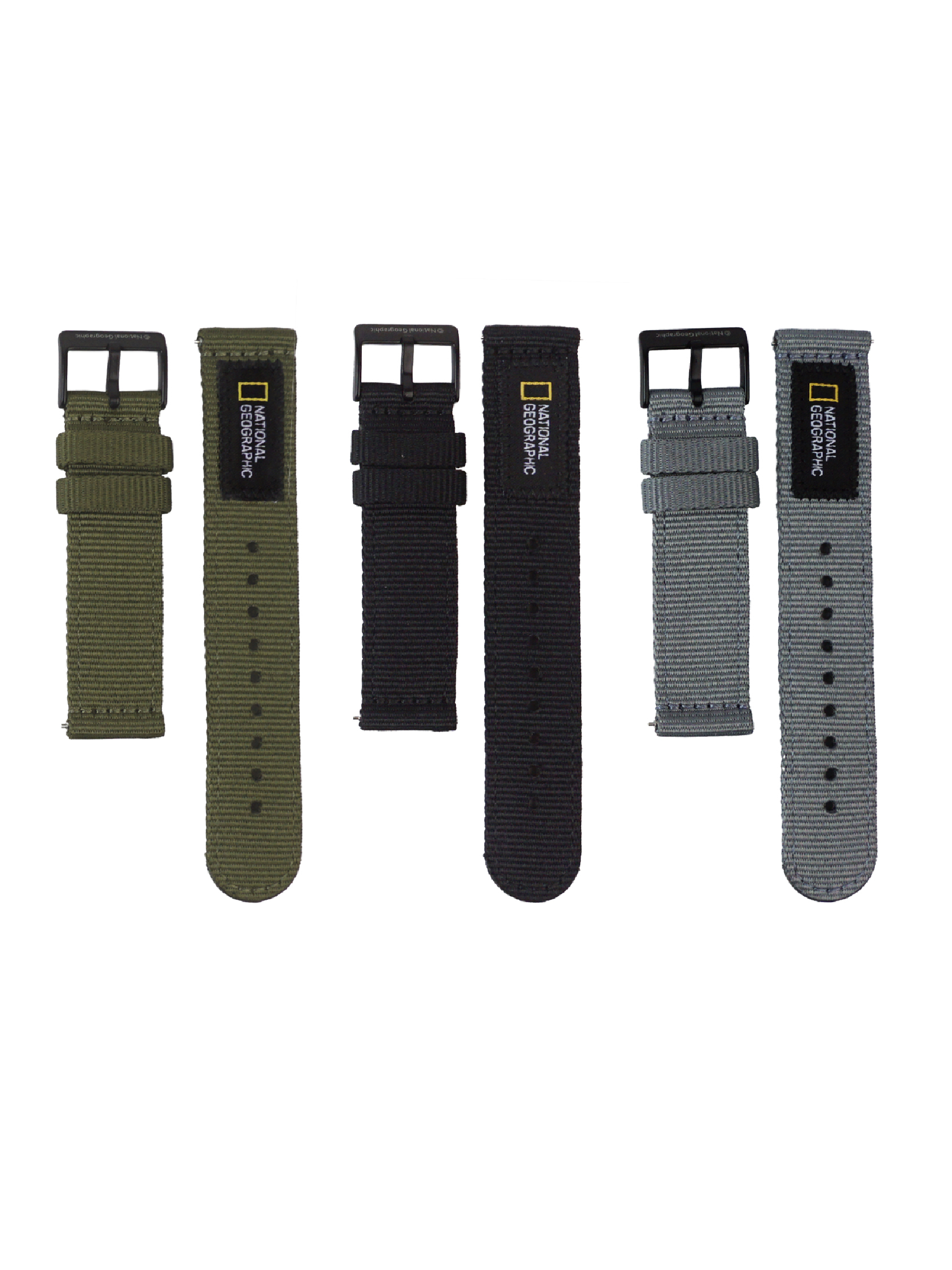 國家地理 | Galaxy Watch Nato Strap 經典尼龍錶帶【National Geographic 台灣總代理】