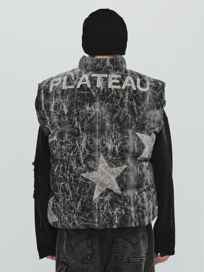 Plateau Hand Stitch Puffer Vest