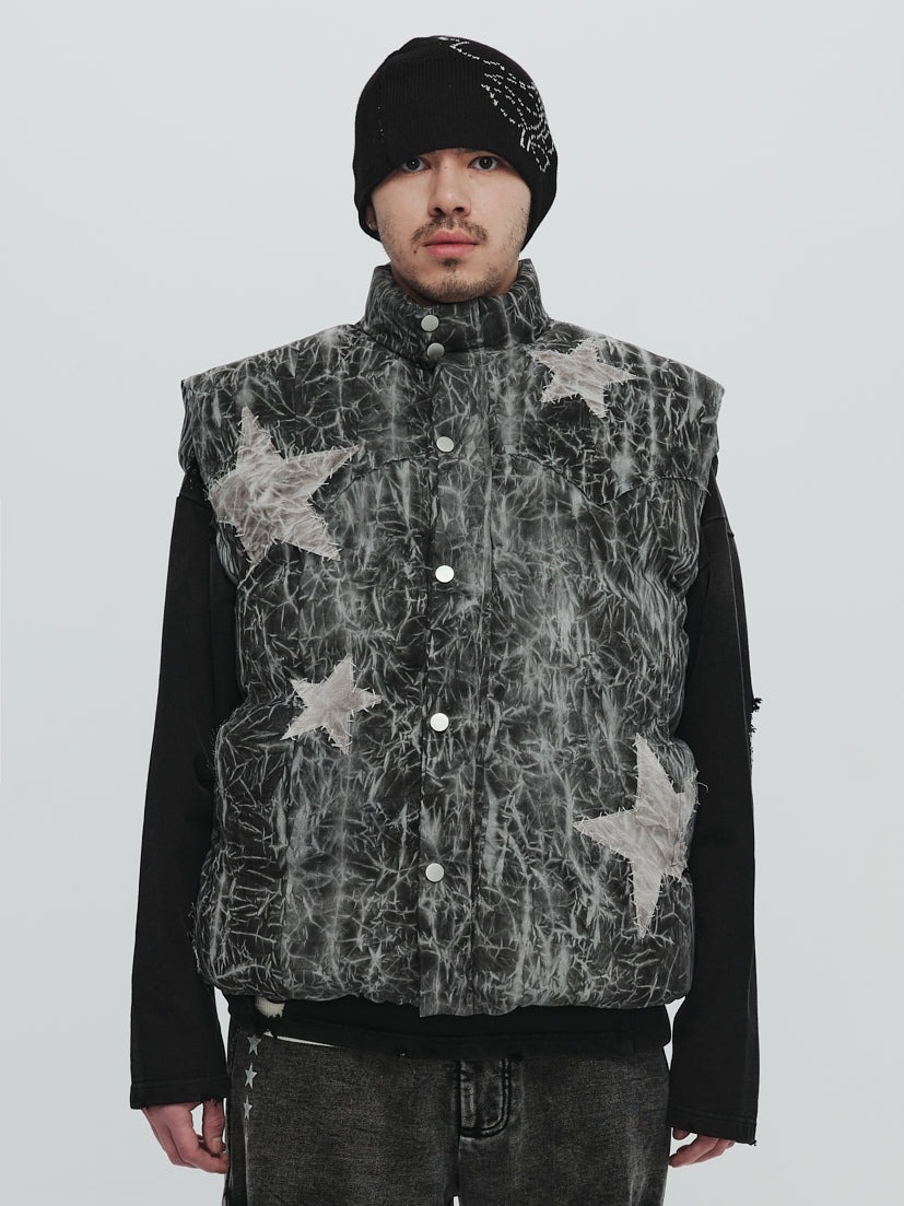 Plateau Hand Stitch Puffer Vest