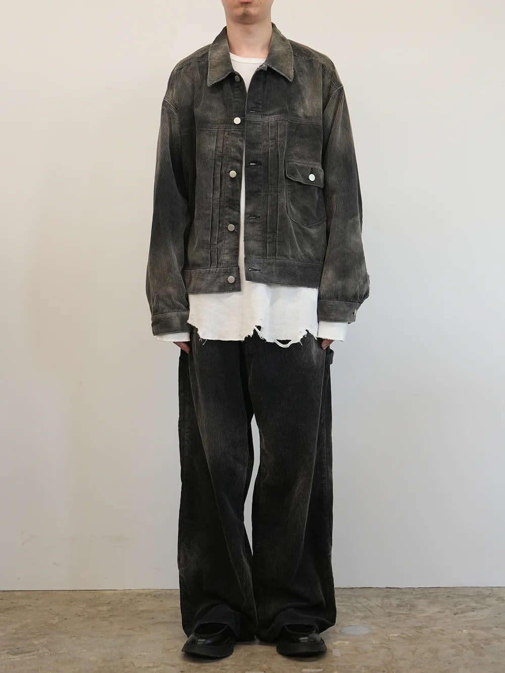 ANCELLM サイズ1 CORDED VELVETEEN PAINTER fit=scale-down,w=1200