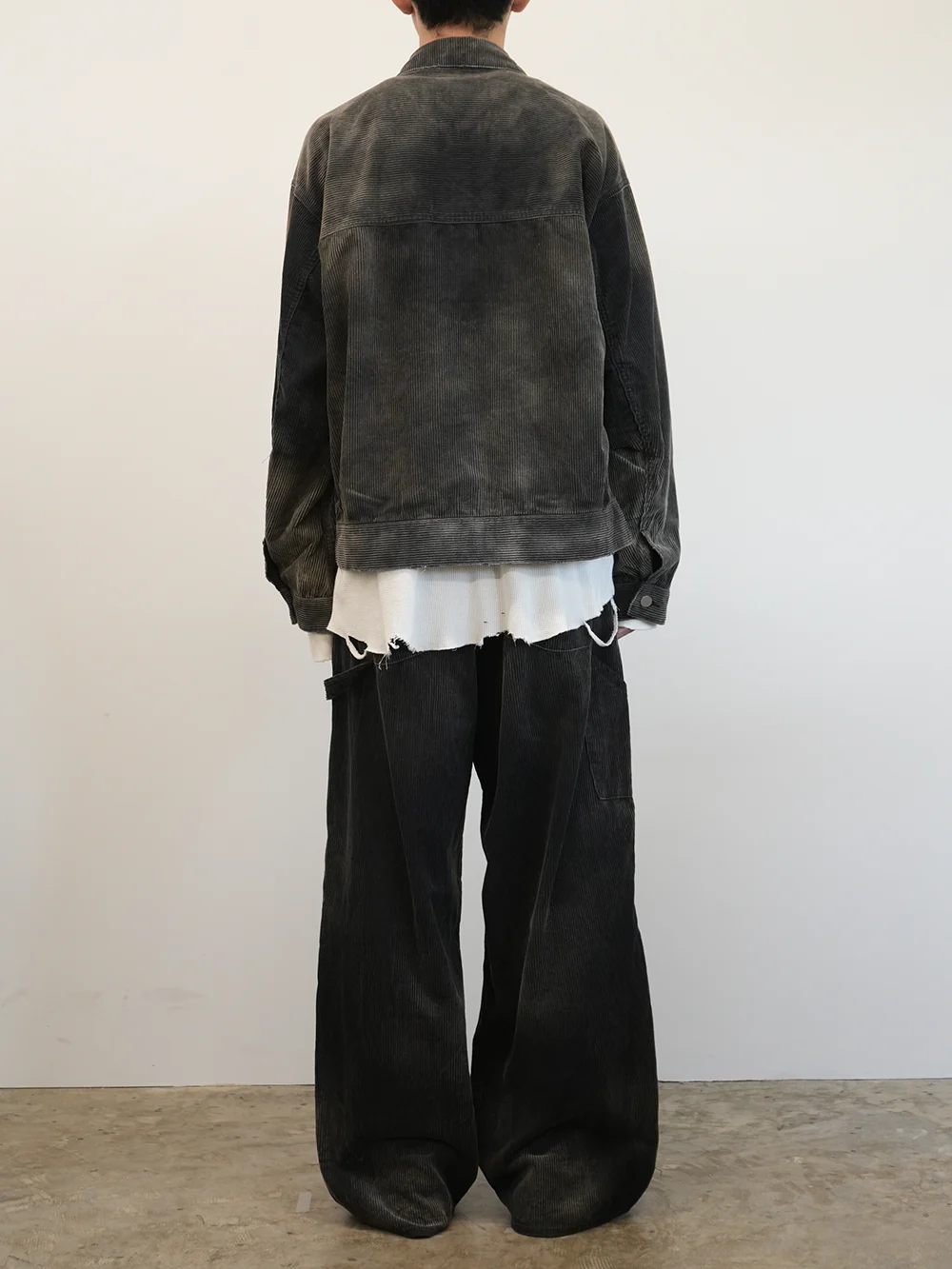 ANCELLM - CORDED VELVETEEN PAINTER PANTS / 2COLORS