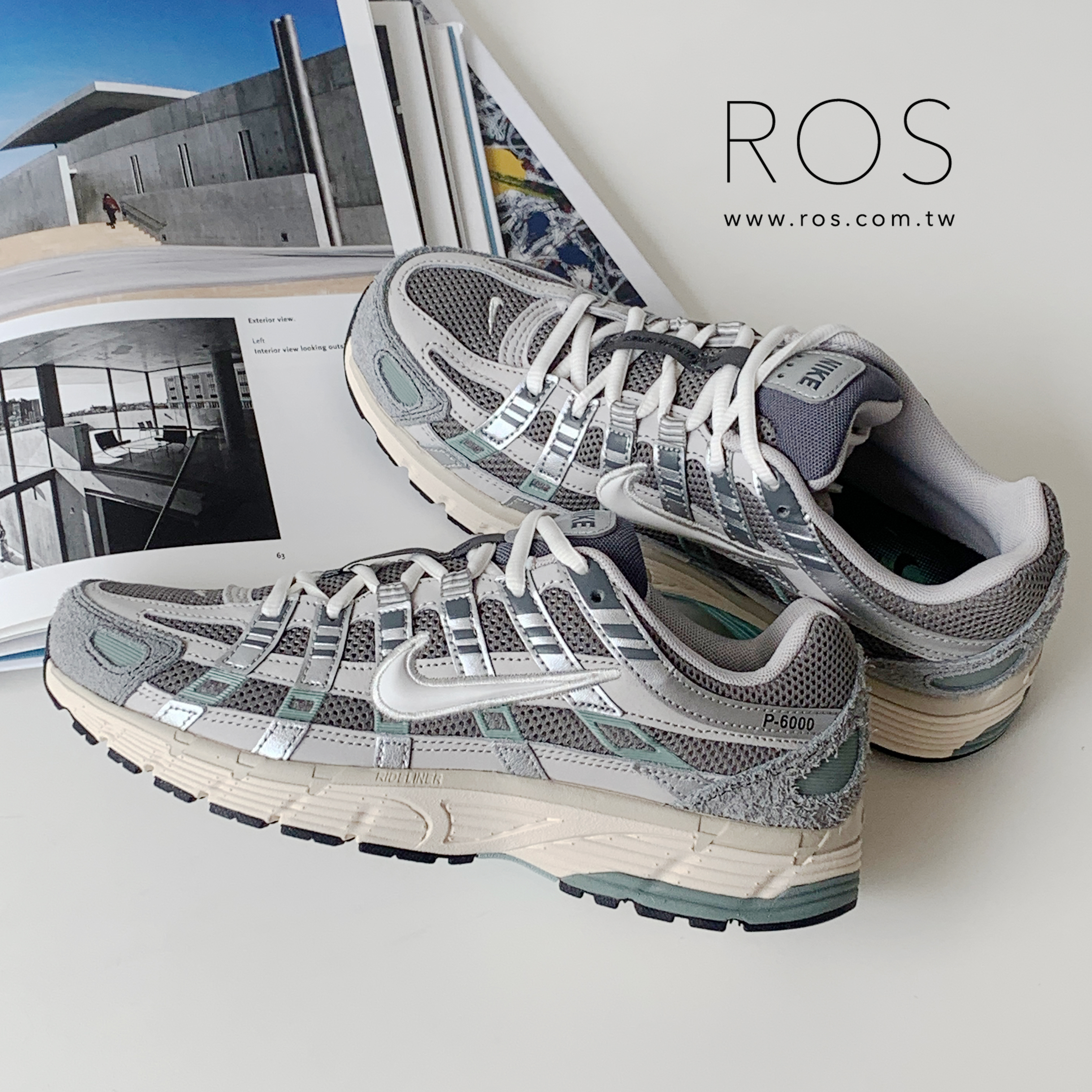 Nike P-6000 礦石灰藍