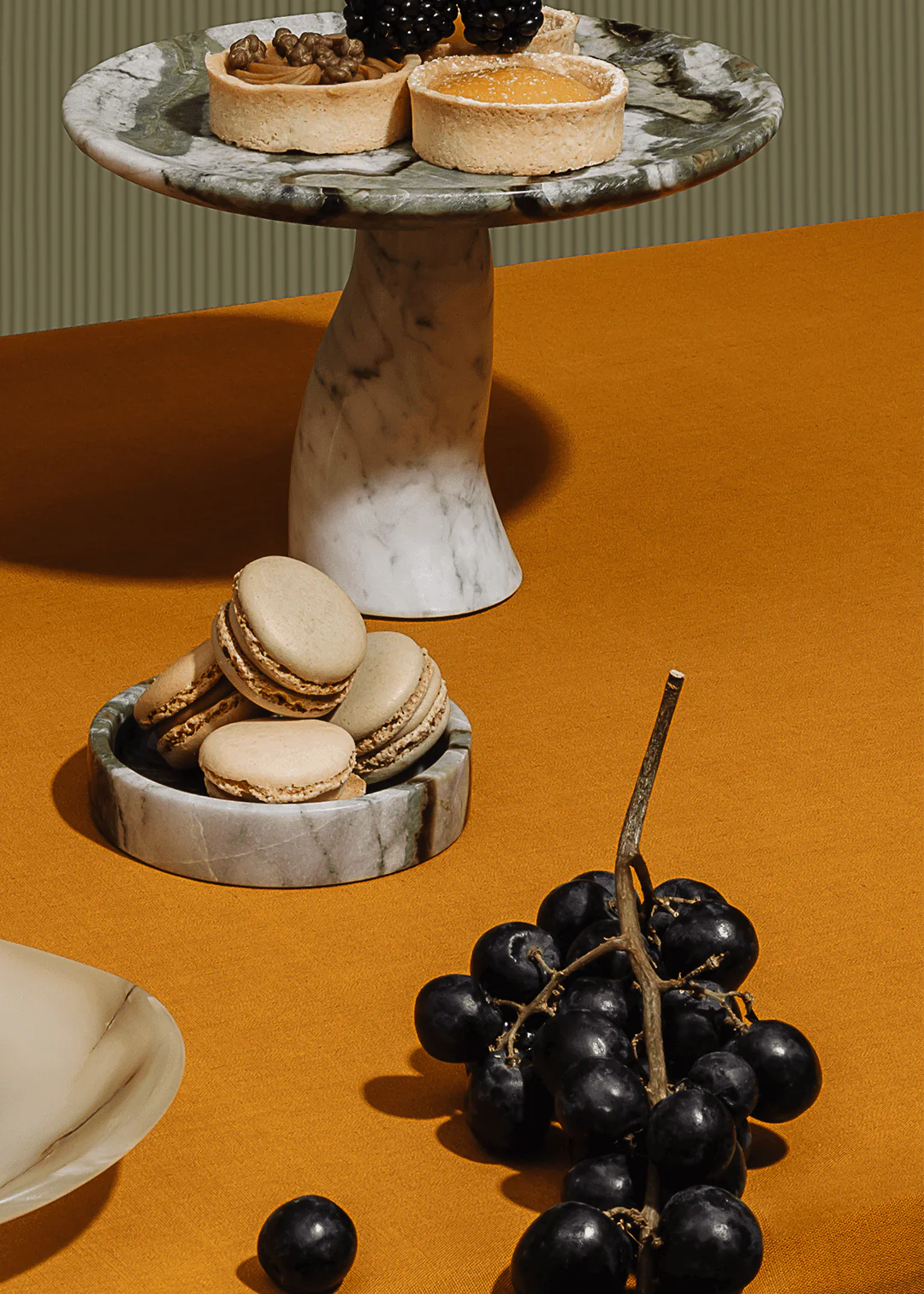 BLACK BLAZE 綠洲小大理石盤