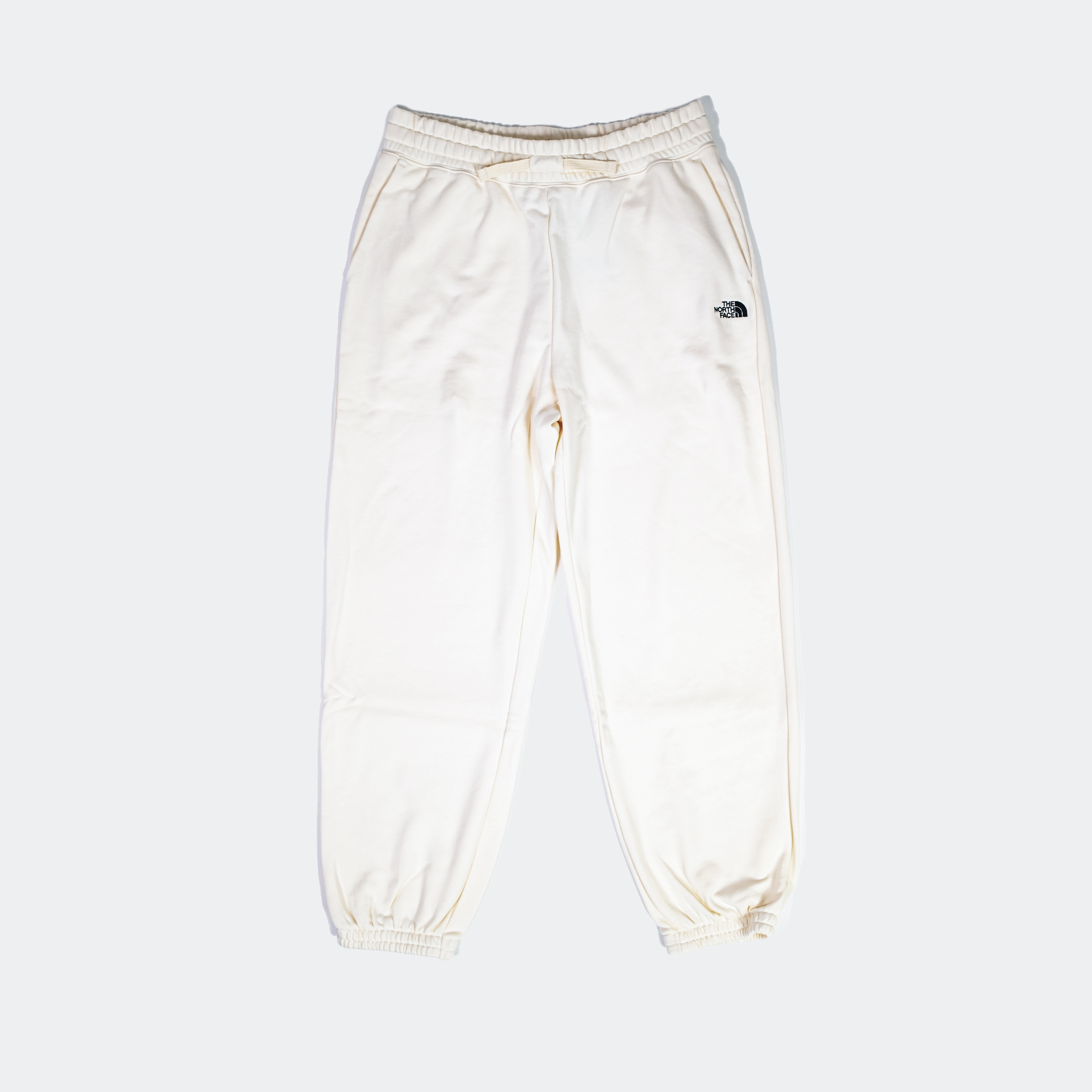 -(E6a01)-THE NORTH FACE W FT KNIT PANT 純棉 縮口 棉褲 女 -NF0A86QB-白色(QLI)