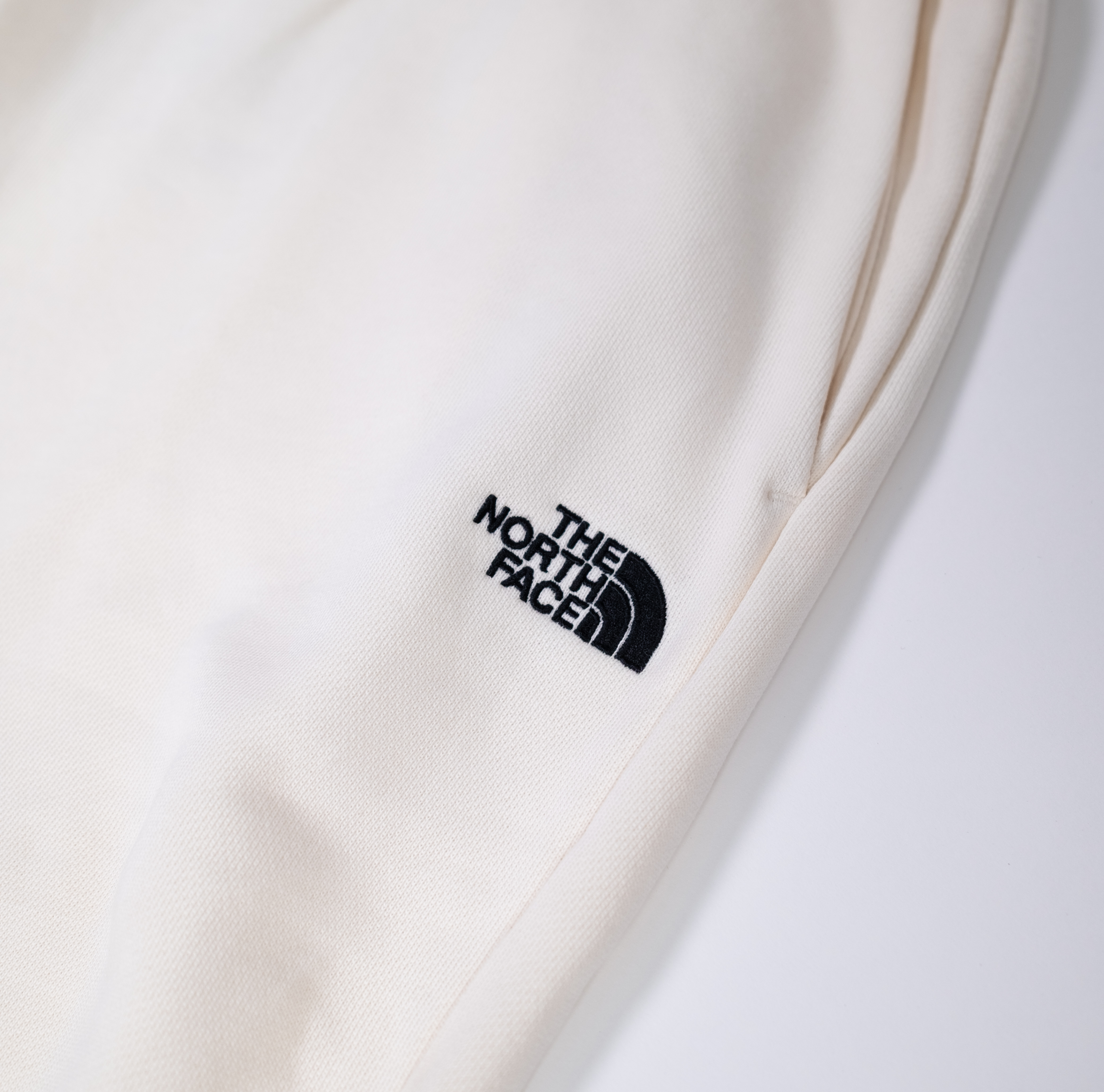 -(E6a01)-THE NORTH FACE W FT KNIT PANT 純棉 縮口 棉褲 女 -NF0A86QB-白色(QLI)