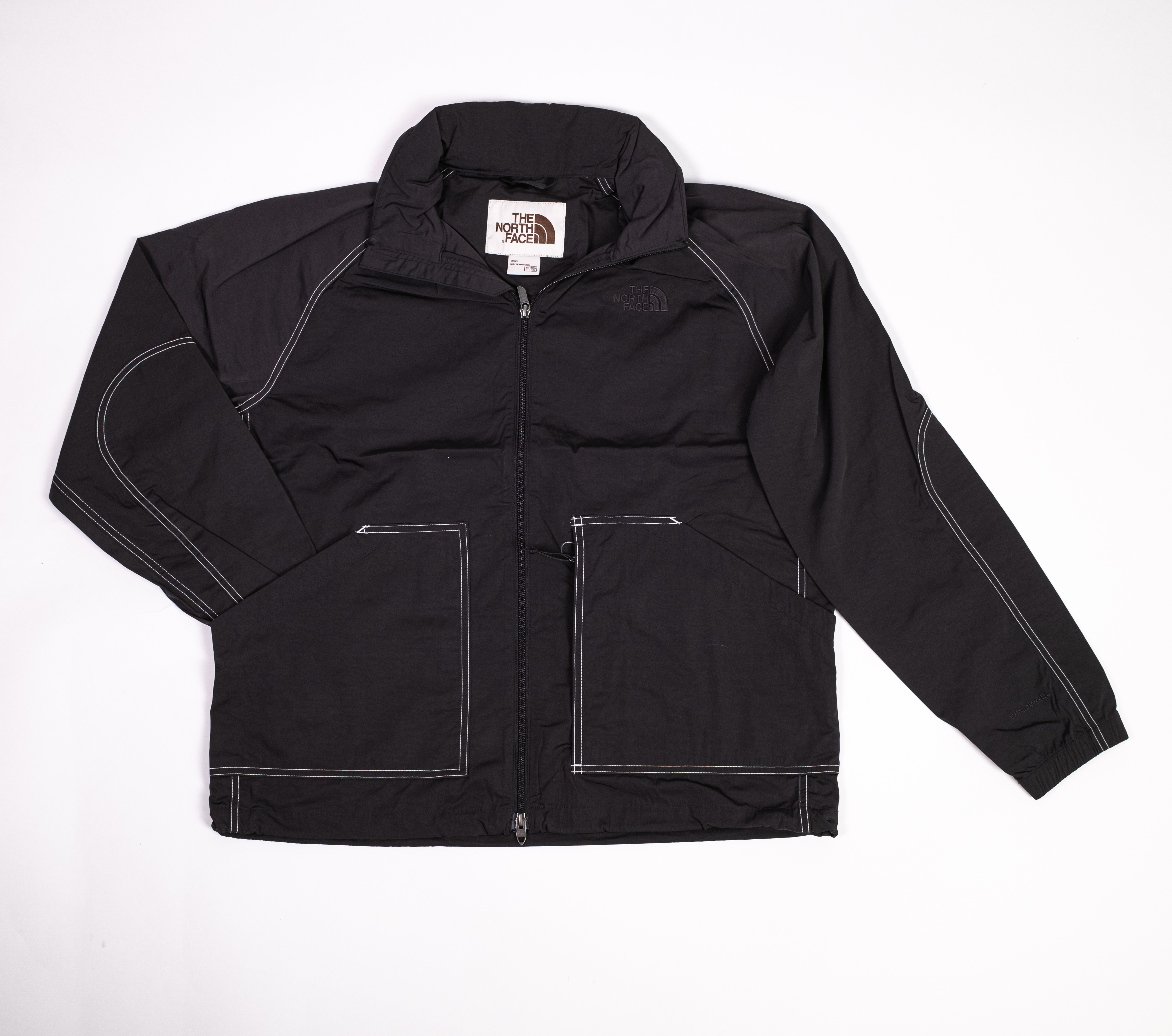 -(E13b06)-THE NORTH FACE M M66 NYLON WIND JACKET 車線 可收納帽子 連帽 外套-NF0A83UP-黑(JK3)