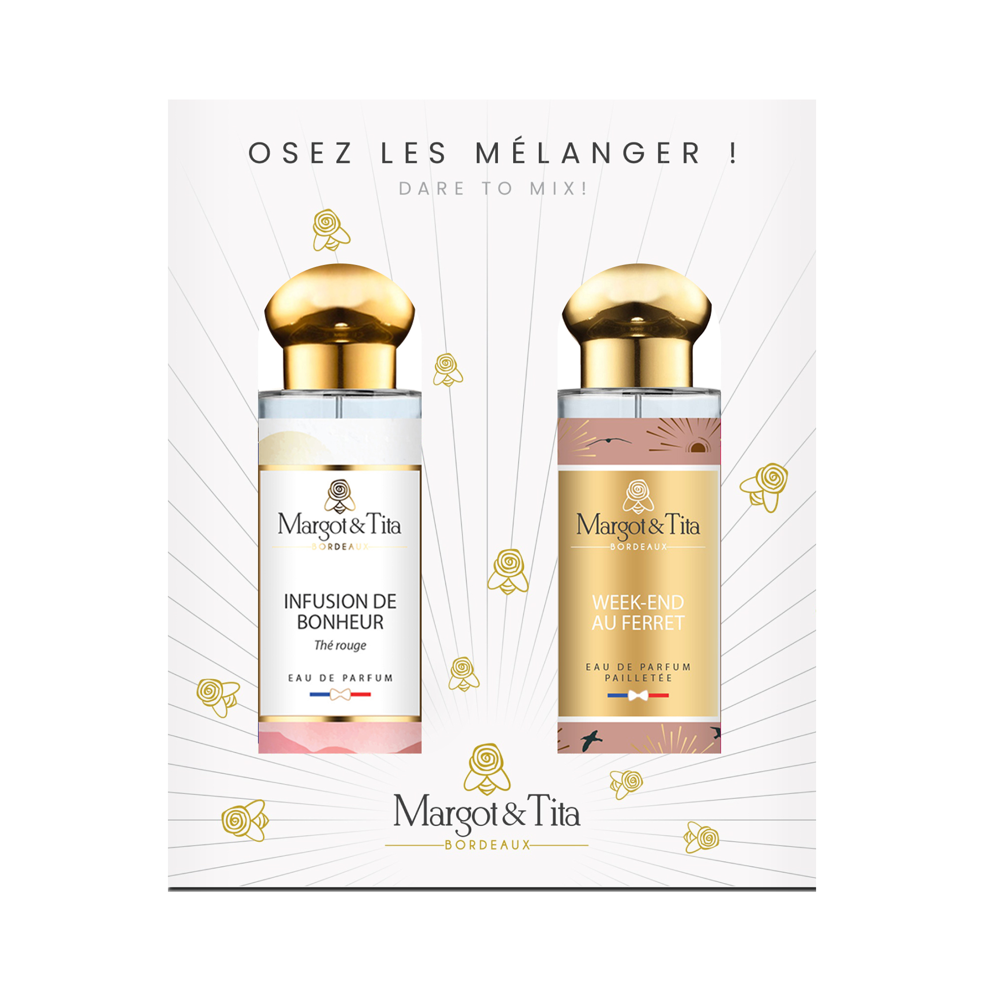 【Margot&Tita】胭脂紅玉＋費拉角海灘 混香禮盒