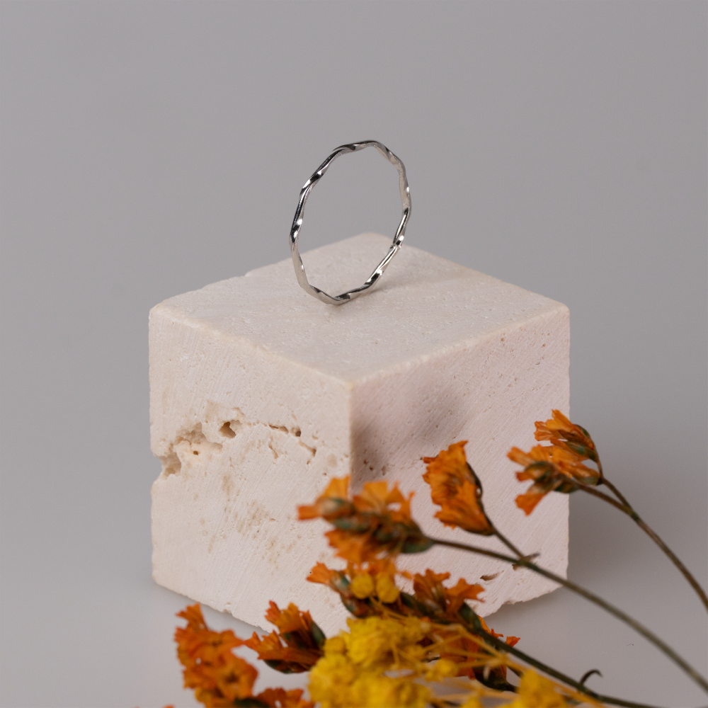 【AOI】每個角度的我都不同-簡約戒指-金/銀