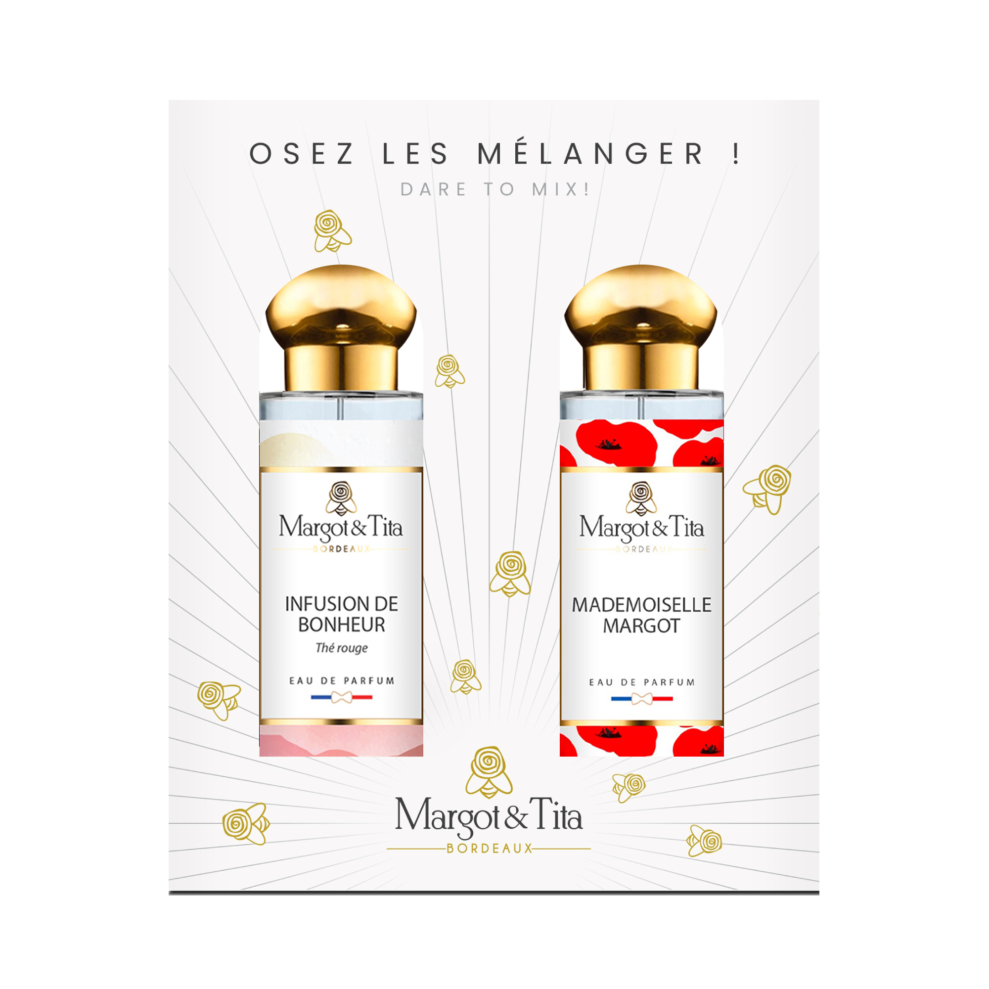 【Margot&Tita】胭脂紅玉＋瑪格小姐 混香禮盒