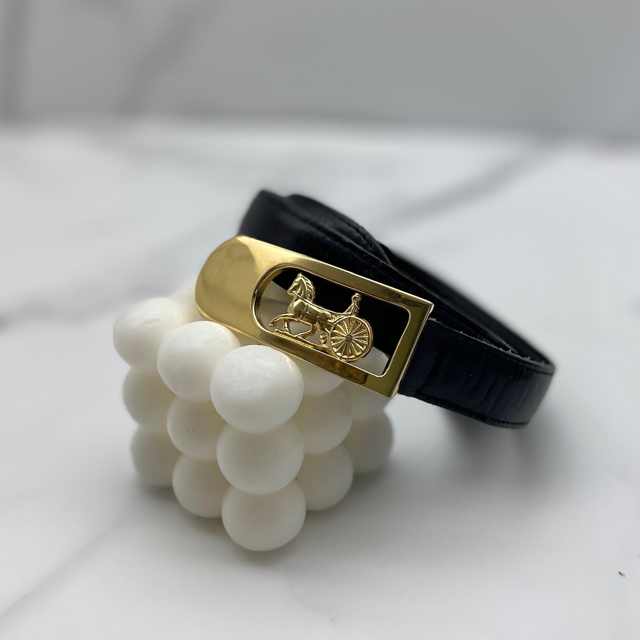 Celine Vintage Belt ( Black)