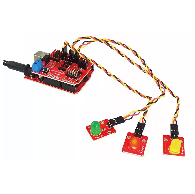 Keyes 電子積木 LED 發光感測器模組 黃 / 綠 / 紅 適用 Arduino