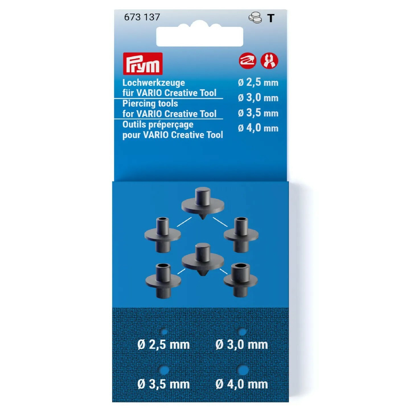 【德國Prym】VARIO創意工具 打孔工具(2.5mm~4.0mm／4.5mm~6.0mm)