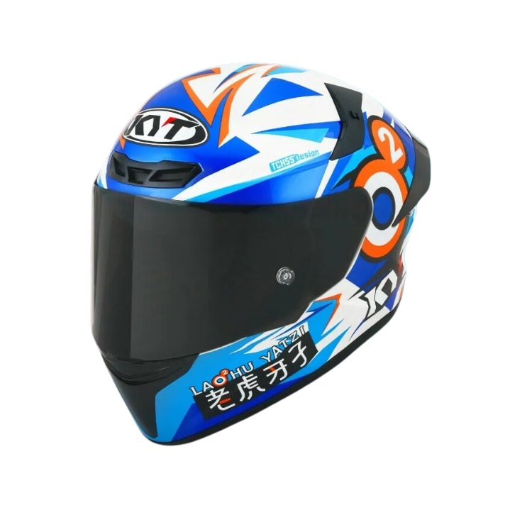 KYT TT-COURSE TTC 老虎牙子 藍白