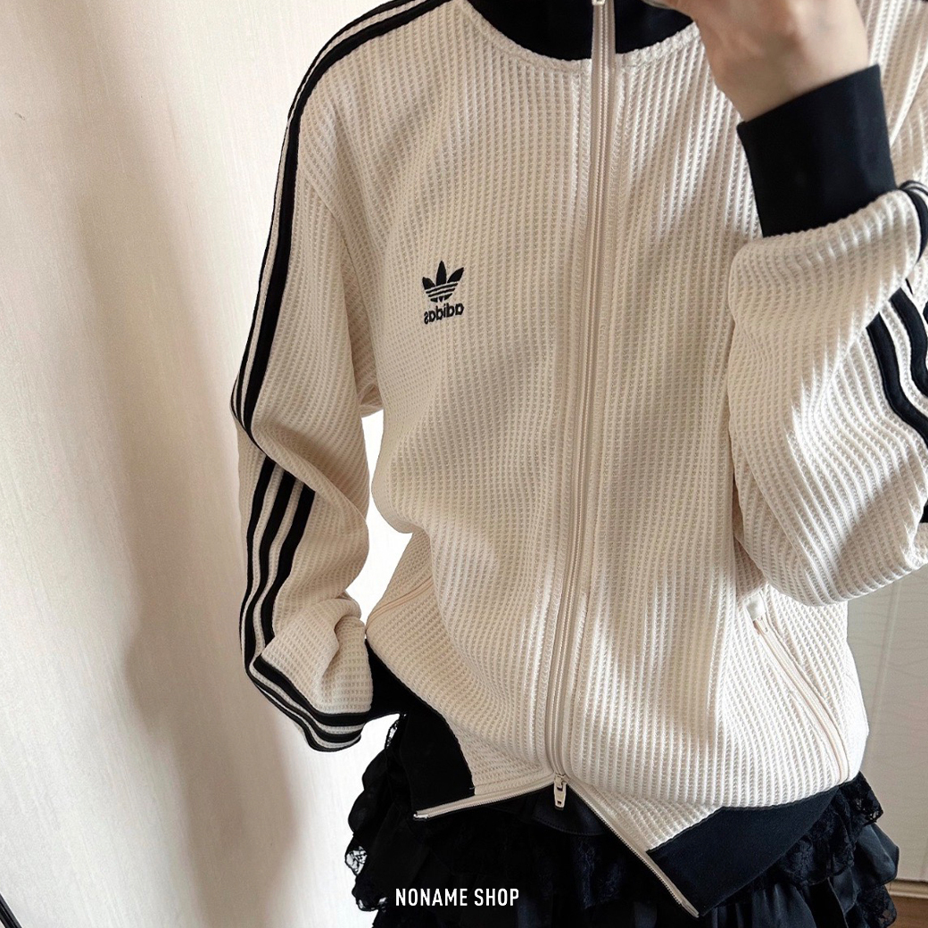 ADIDAS ORIGINALS 經典 三葉草 立領 華夫格 外套 朴載範 邊伯賢同款 四色 (男/女同款)