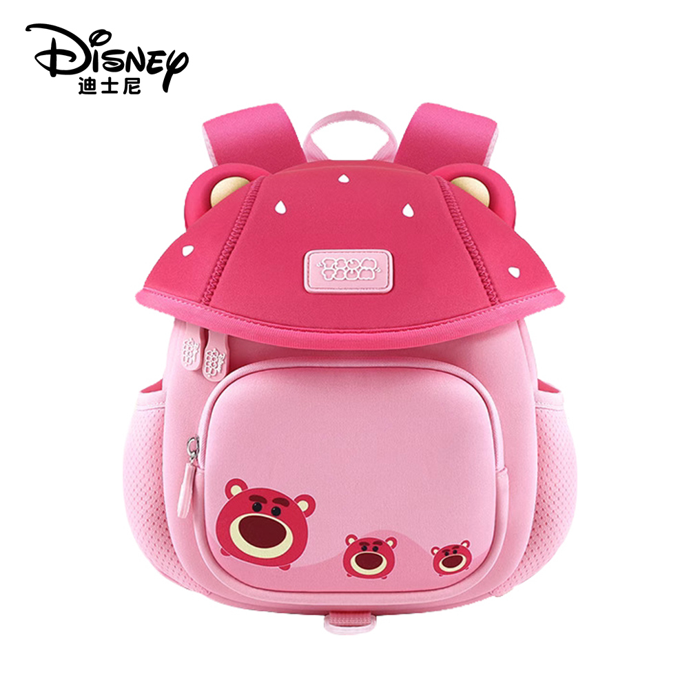 【虎兒寶】迪士尼可愛寶貝輕量防走失幼童背包 – 熊抱哥 / 草莓熊 ( 獨家贈送 POLI 蠟筆)