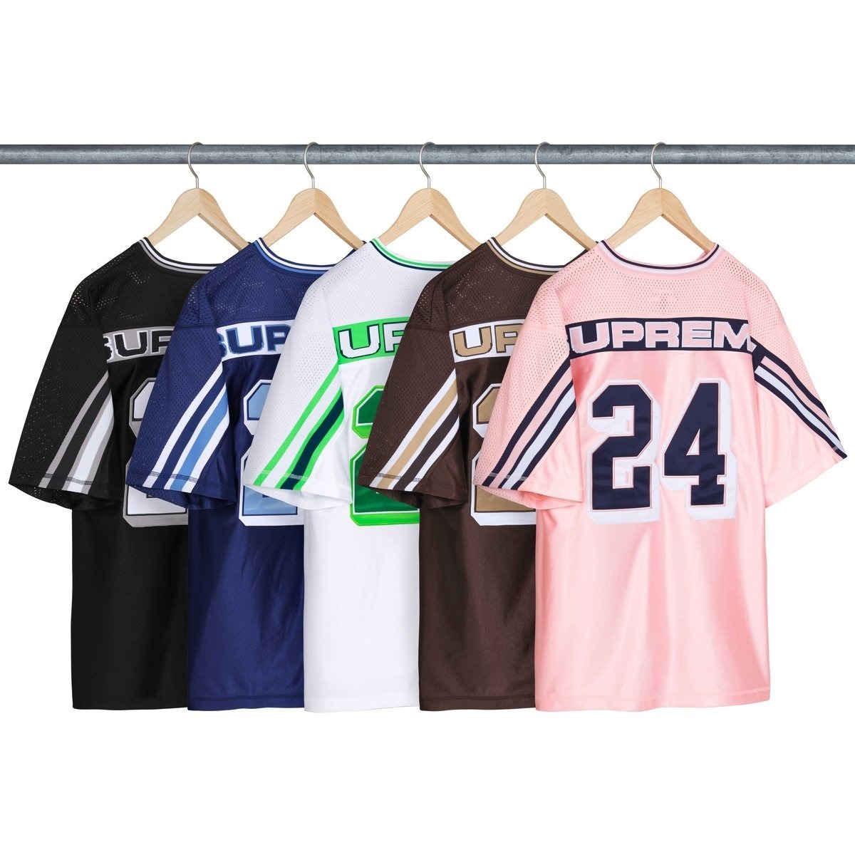 2024AW SUPREME RIB LOGO FOOTBALL TOP 足球衫 現貨