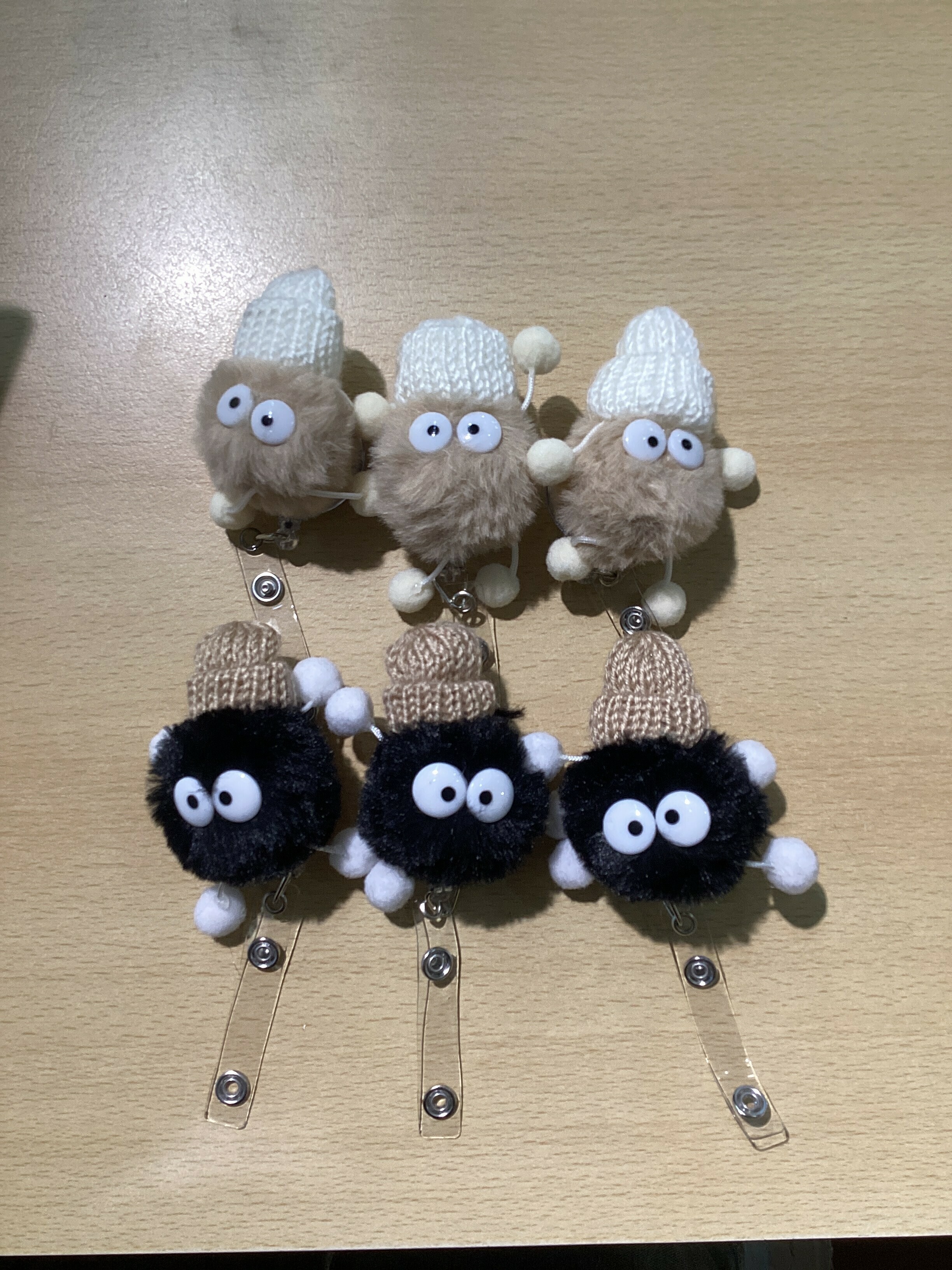 《4984》小煤炭可愛伸縮掛飾