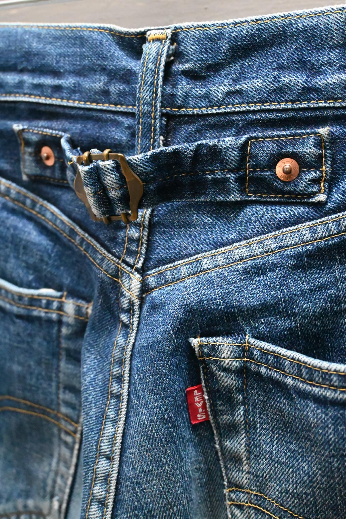 90s 復刻版LVC LEVIS 702 Buckle Back Made in Japan