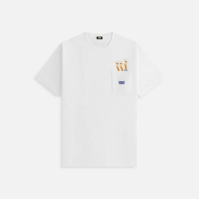 2024AW Kith Treats YOKU MOKU Pocket Tee 奶油 蛋捲 林志玲喜餅品牌 口袋短T 現貨