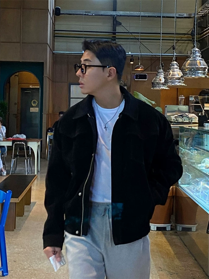 柏林絨面革夾克外套