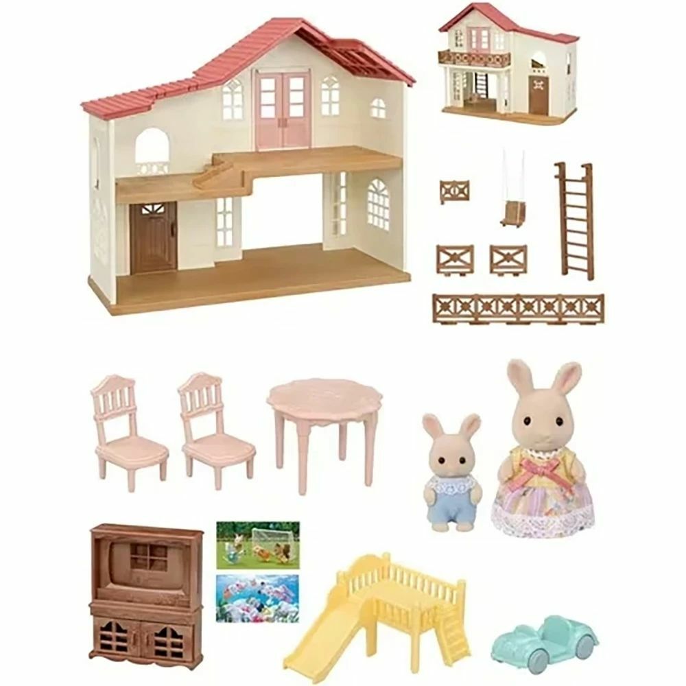 《森林家族》森林家族 山頂紅屋露臺禮盒組