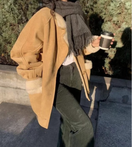 正韓ᴷᴼᴿᴱᴬ 🇰🇷<現貨> 設計師品牌皮草女裝外套秋冬款