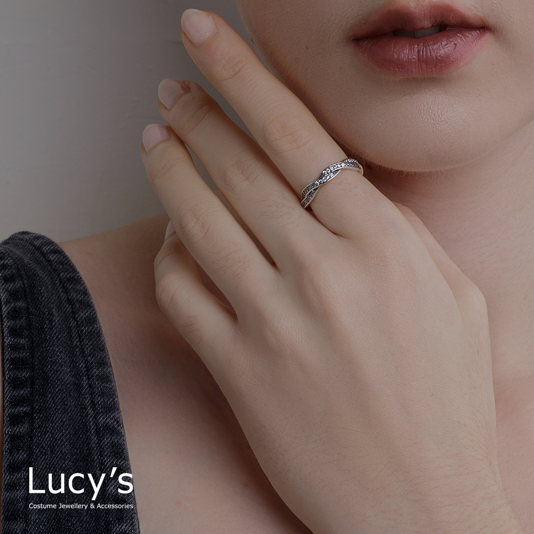 925純銀 絢麗繞影 硫化戒指 (100466/46204)