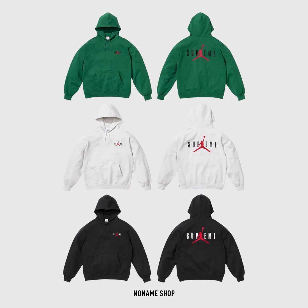 SUPREME X JORDAN FW24 聯名款 連帽 帽TEE 三色 (男款)