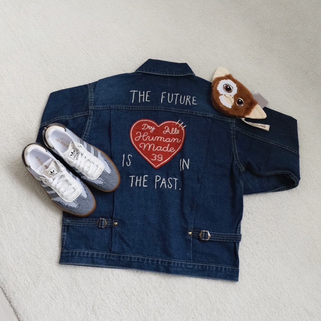 現貨┃日本製 HUMAN MADE DENIM WORK JACKET 刺繡 心型 丹寧 牛仔 外套