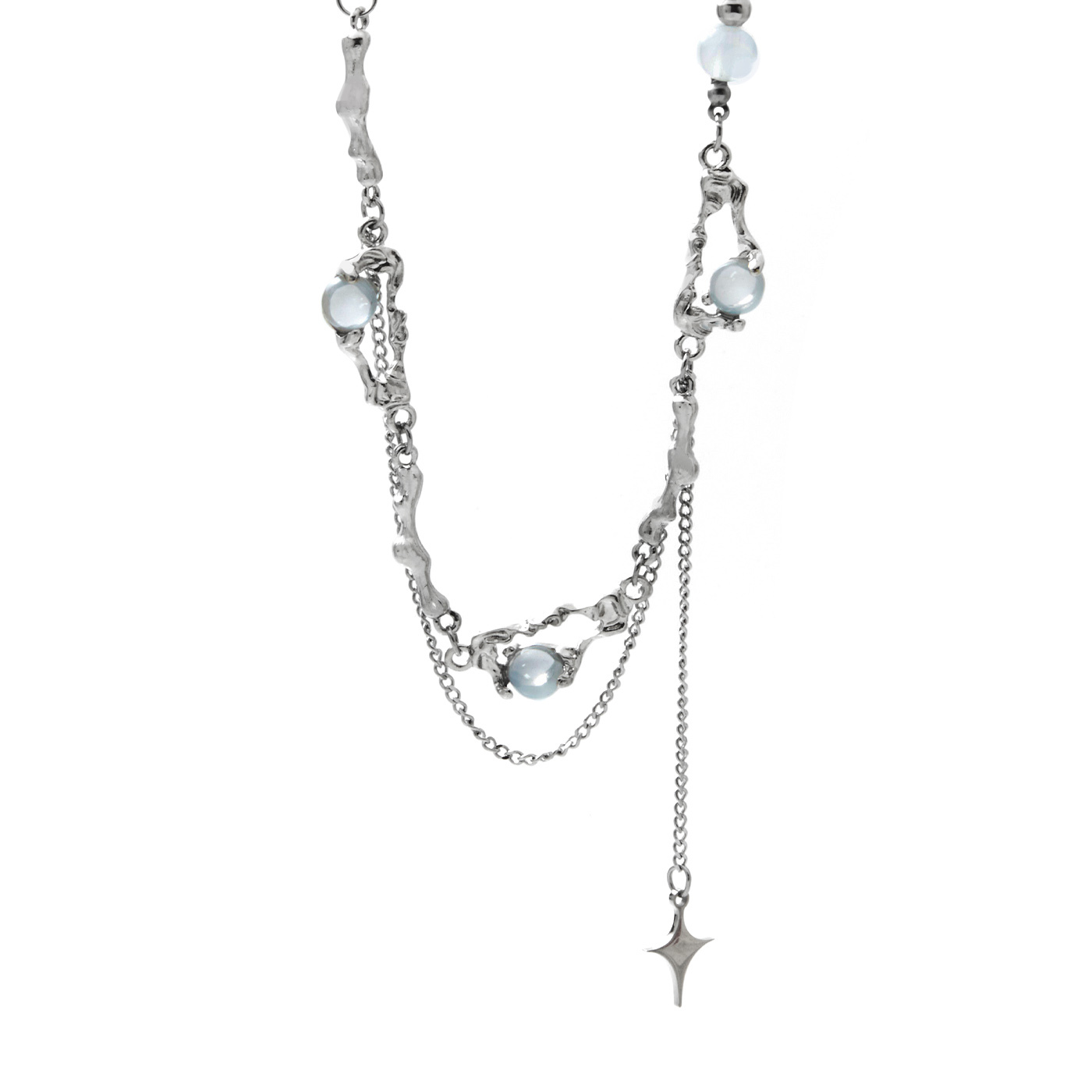 平價飾品,星星,水晶,項鍊